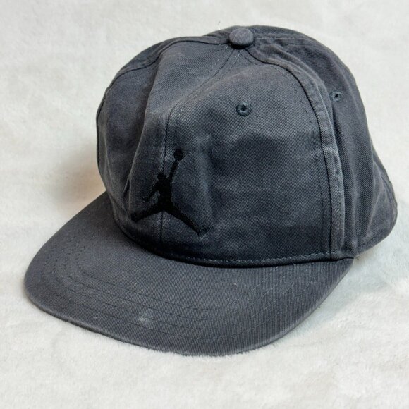 AIR JORDAN Jump Man Black Ball Cap Hat Strap Back Youth One Size - Picture 2 of 10